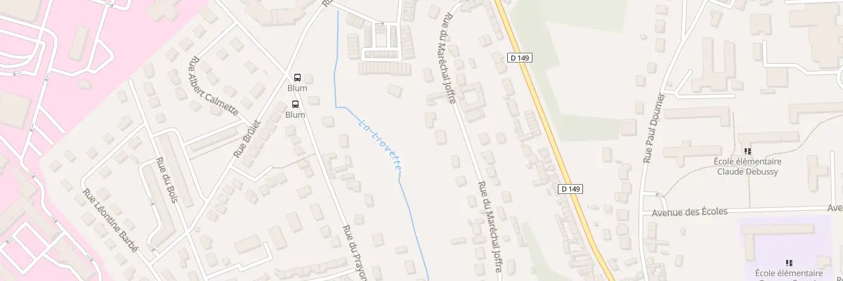 Plan du 69 Rue du Maréchal Joffre à Beauvais