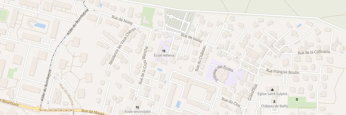 Plan du 27 Rue de Noisy à Bailly