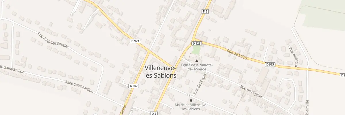 Plan du 23 Gr Grande Rue à Villeneuve-les-Sablons