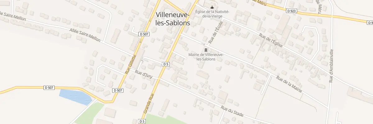 Plan du 10 Gr Grande Rue à Villeneuve-les-Sablons