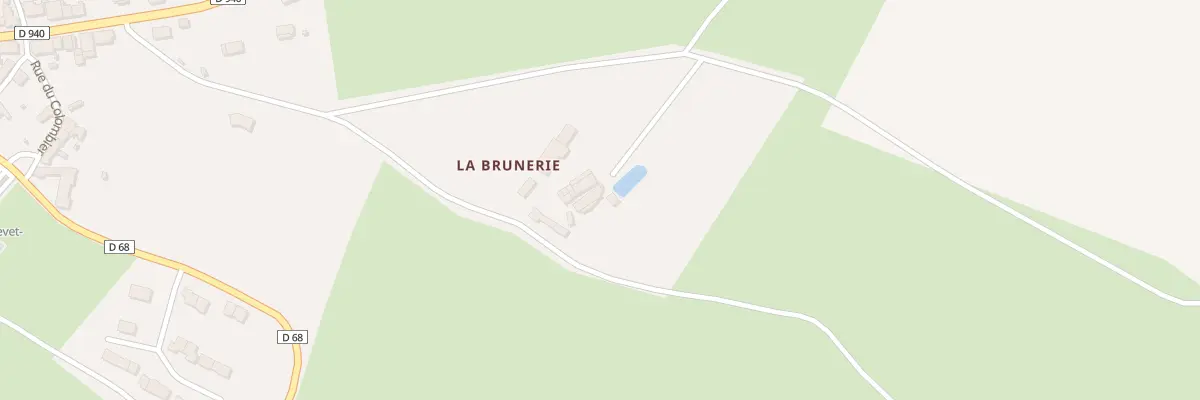 Plan du 5177 La Brunerie à Thevet-Saint-Julien
