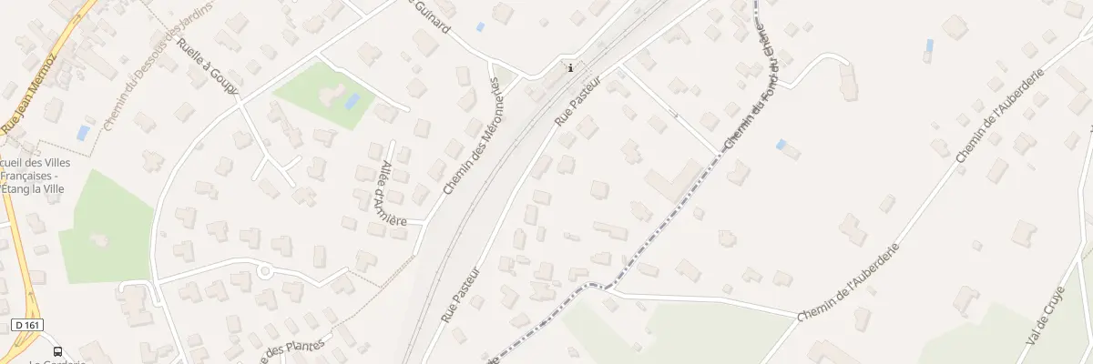 Plan du 27 Rue Pasteur à L’Étang-la-Ville