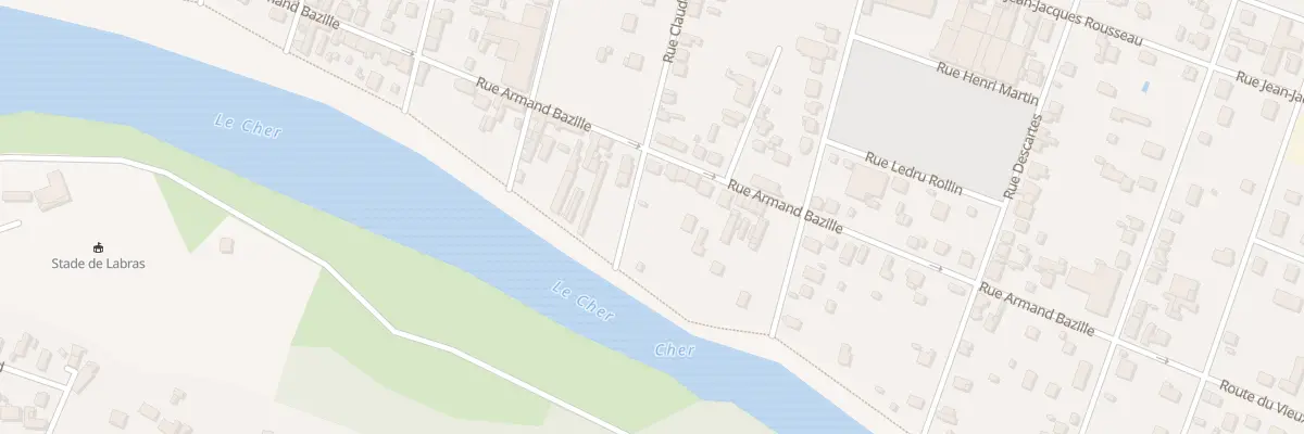 Plan du 73 Rue Armand Bazille à Vierzon