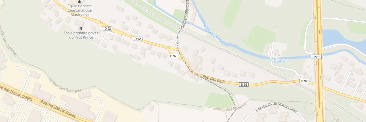 Plan du 49 Rue des Pâtis à Osny