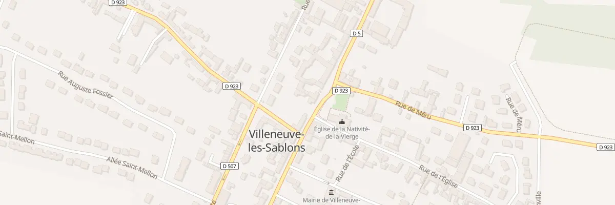 Plan du 23B Gr Grande Rue à Villeneuve-les-Sablons