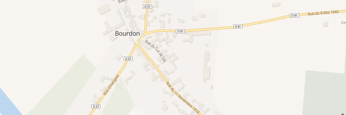 Plan du 5 Rle du Cul de Sac à Bourdon