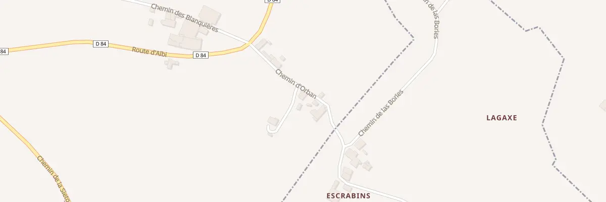 Plan du 5049 Escrabins à Fénols