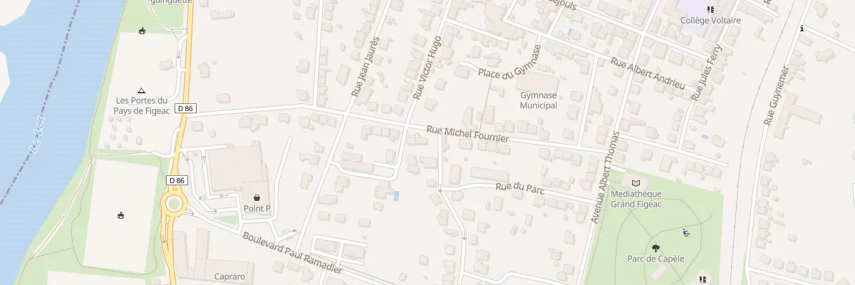 Plan du 2 Rue Michel Fournier à Capdenac-Gare
