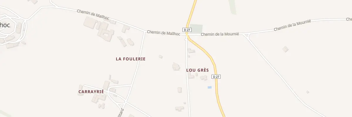 Plan du 6 Che du Grès à Mailhoc