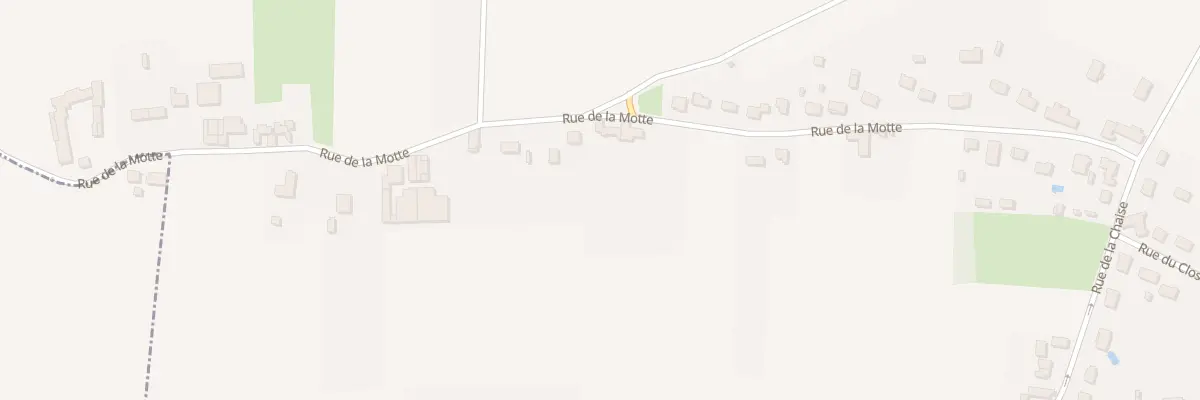 Plan du 33 Rue de la Motte à Darvoy