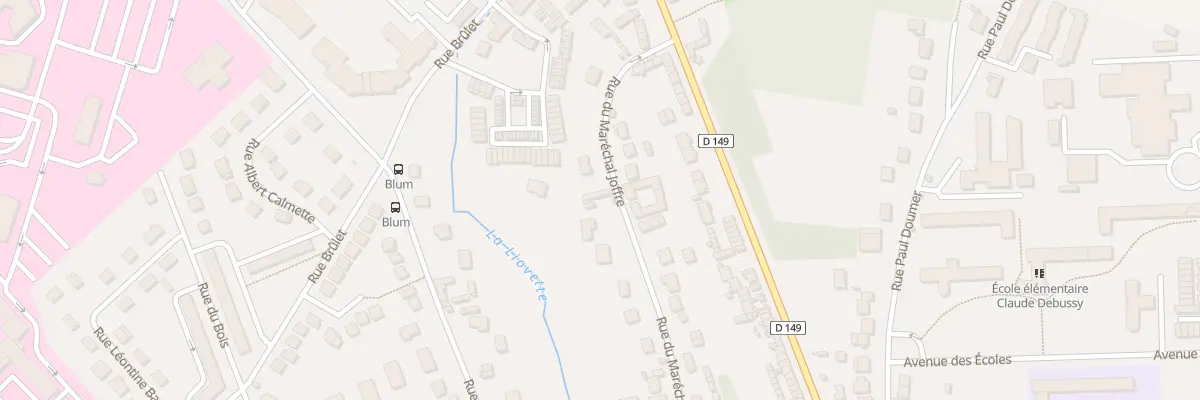 Plan du 79 Rue du Maréchal Joffre à Beauvais