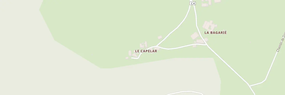 Plan du 266 Che du Capelar à Montirat