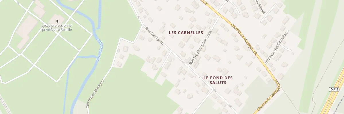 Plan du 16T Rue Saint Jean à Osny