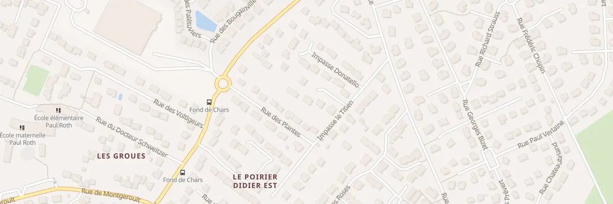 Plan du 14 Imp le Titien à Osny