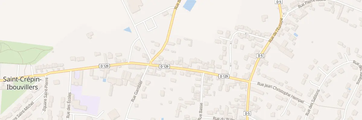 Plan du 20 Rue du Général De-gaulle à Saint-Crépin-Ibouvillers