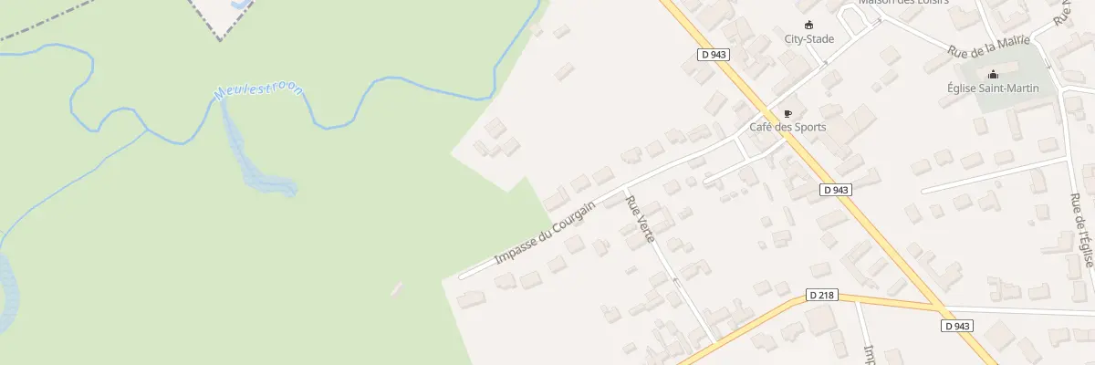 Plan du 56 Imp du Courgain à Nordausques