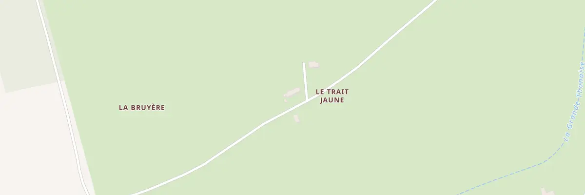 Plan du 1 Le Trait Jaune à La Berthenoux