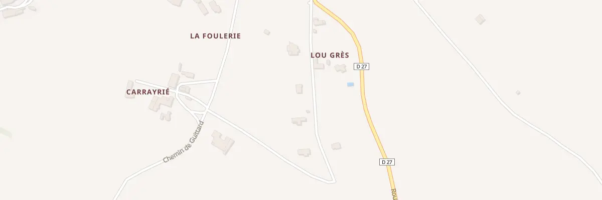 Plan du 14 Che du Grès à Mailhoc