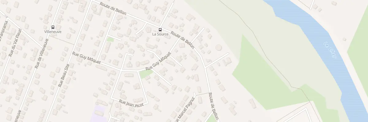 Plan du 6 Rue Guy Môquet à Vierzon