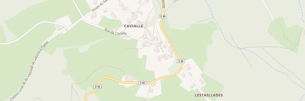 Plan du 5043 Cavialle à Viazac