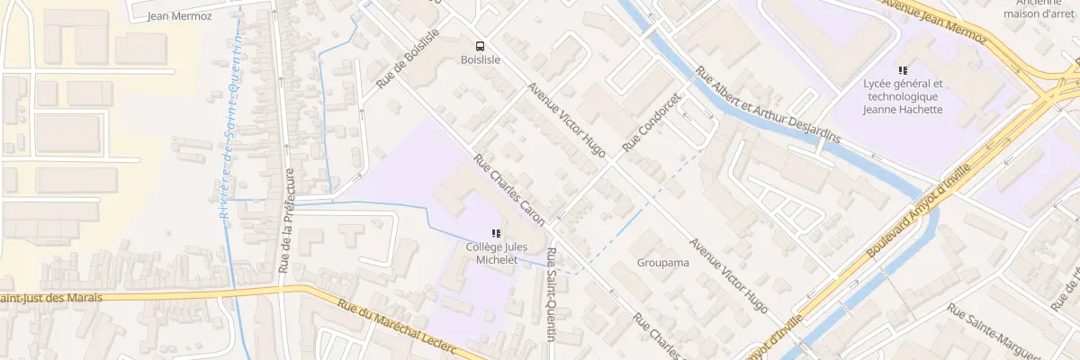 Plan du 28 Rue Charles Caron à Beauvais