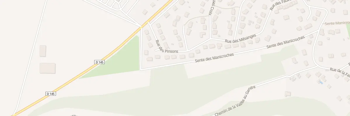 Plan du 16 Rue des Pinsons au Mérévillois