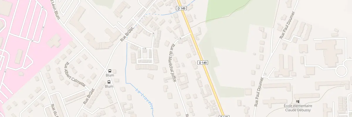 Plan du 84 Rue du Maréchal Joffre à Beauvais