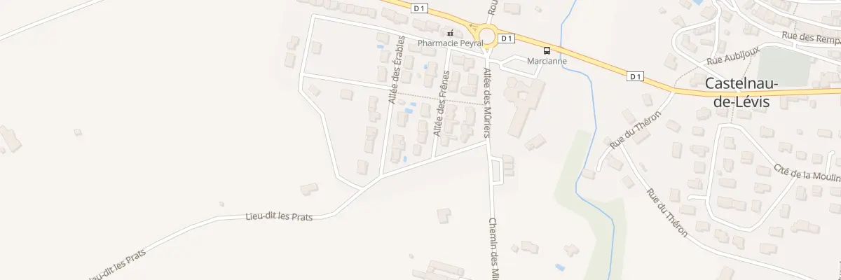 Plan du 9 All des Frênes à Castelnau-de-Lévis