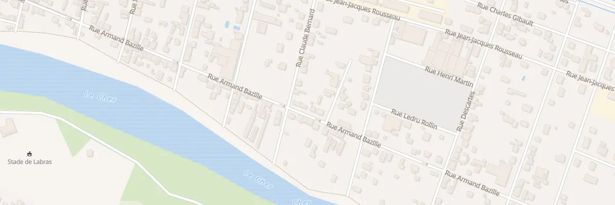 Plan du 50B Rue Armand Bazille à Vierzon