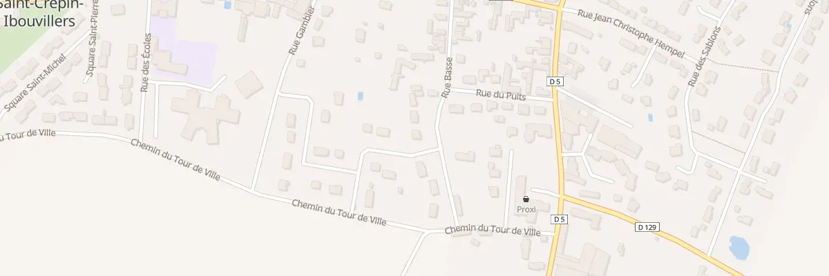 Plan du 1 Rue Joseph Chantepie à Saint-Crépin-Ibouvillers