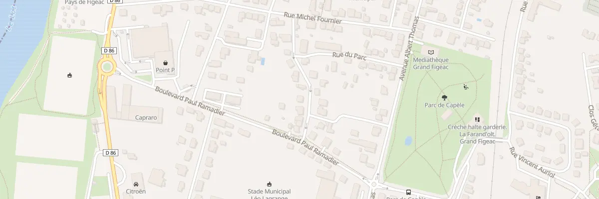 Plan du 16 Rue Jules Guesde à Capdenac-Gare