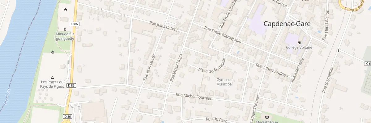 Plan du 29 Rue Victor Hugo à Capdenac-Gare