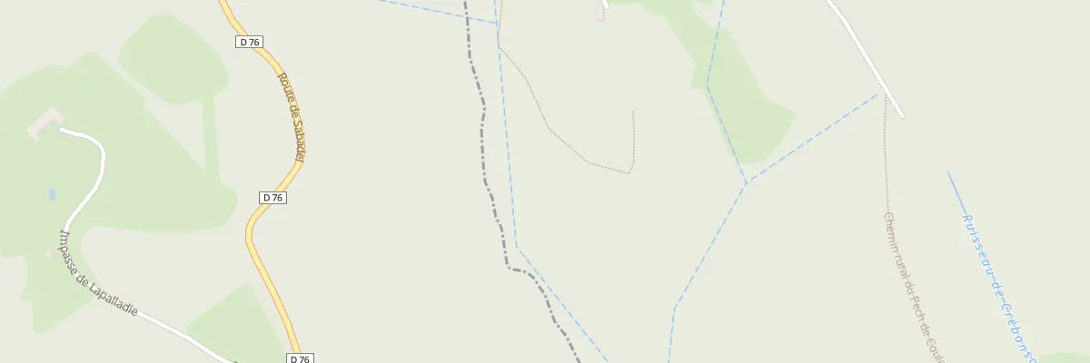 Plan du 5065F Lafage à Sabadel-Latronquière