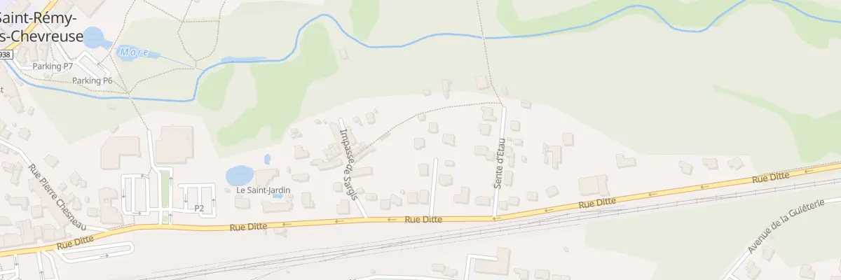 Plan du 9001 Av Germaine à Saint-Rémy-lès-Chevreuse