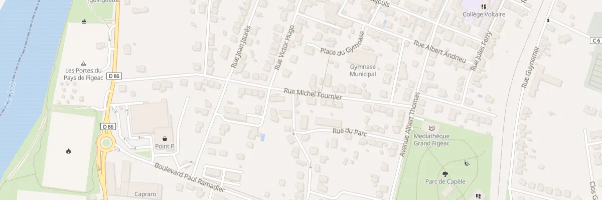 Plan du 4 Rue Michel Fournier à Capdenac-Gare