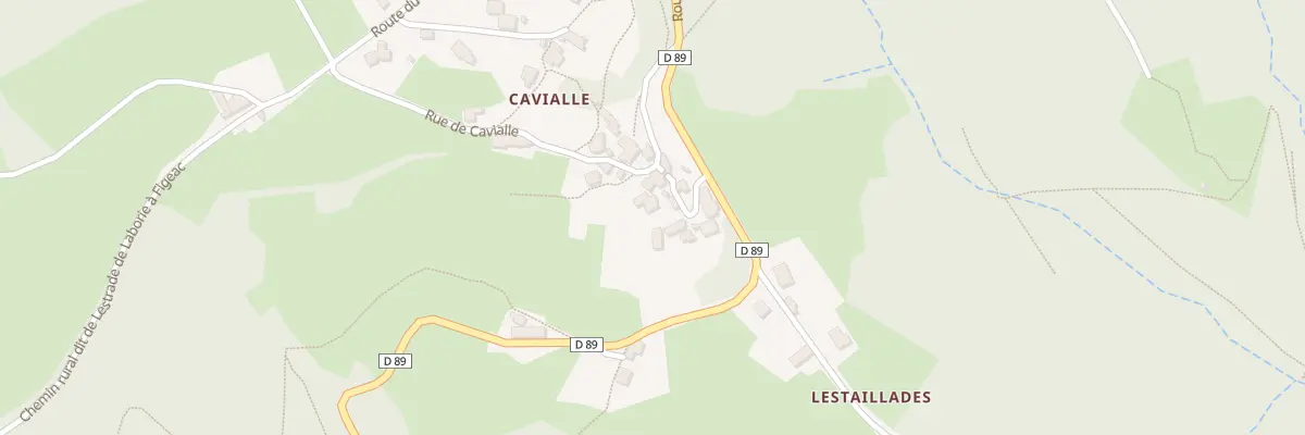 Plan du 5132 Cavialle à Viazac