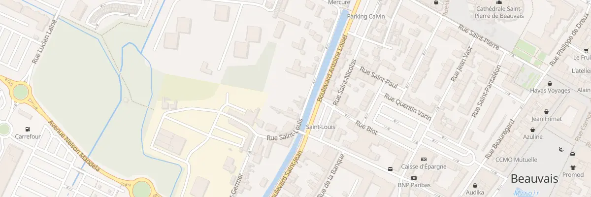 Plan du 16 Rue Saint-Louis à Beauvais