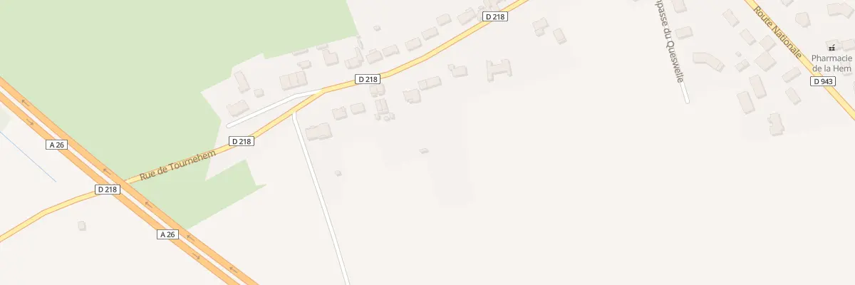 Plan du 355 Rue de Tournehem à Nordausques