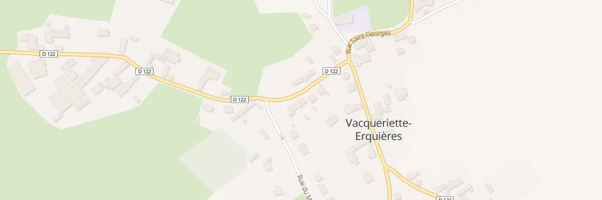 Plan du 89 Rue a Baudets à Vacqueriette-Erquières