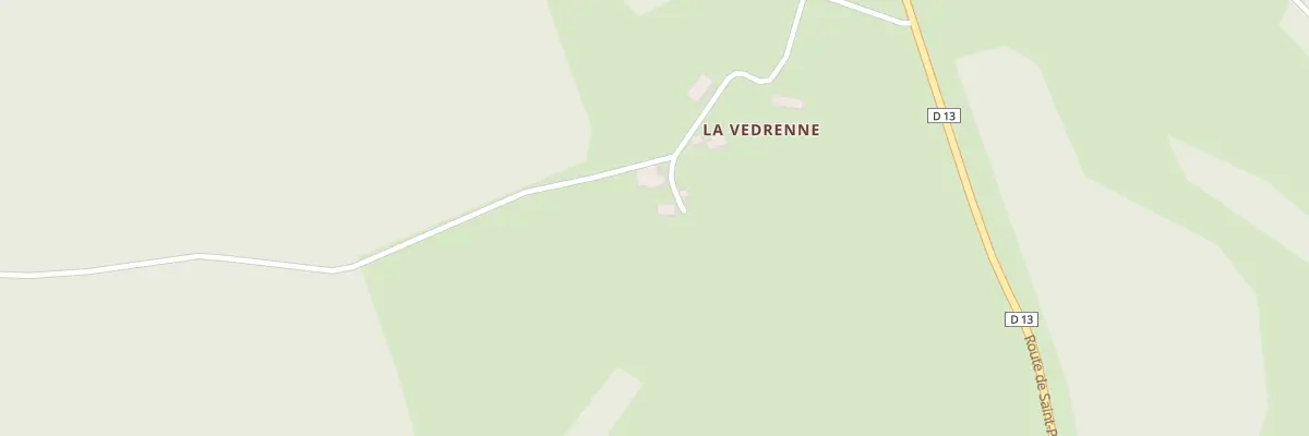 Plan du 5157 La Vedrenne à Saint-Merd-de-Lapleau