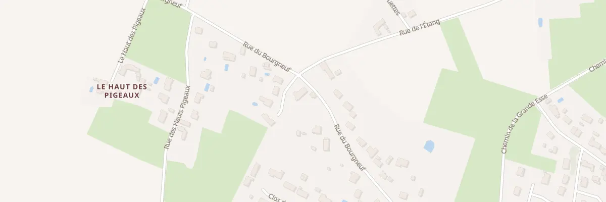 Plan du 747 Rue du Bourg Neuf à Loury