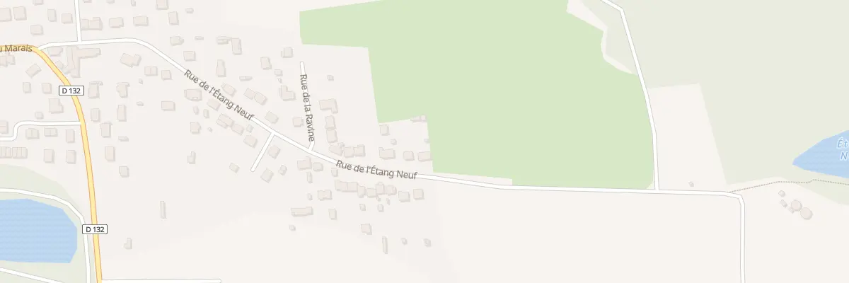 Plan du 43 Rue de l’Etang Neuf à Angervilliers