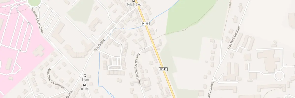 Plan du 90 Rue du Maréchal Joffre à Beauvais
