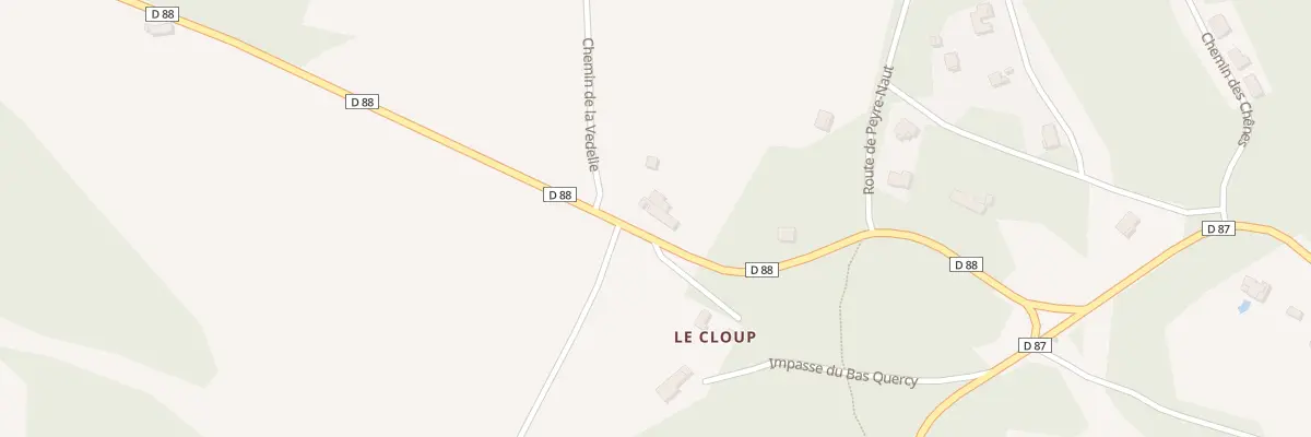 Plan du 5057 La Vedelie à Naussac
