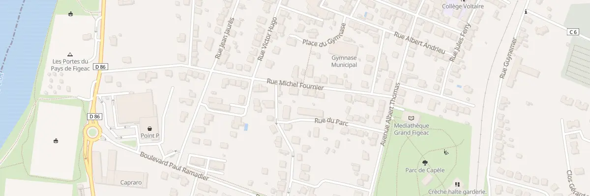 Plan du 6 Rue Michel Fournier à Capdenac-Gare