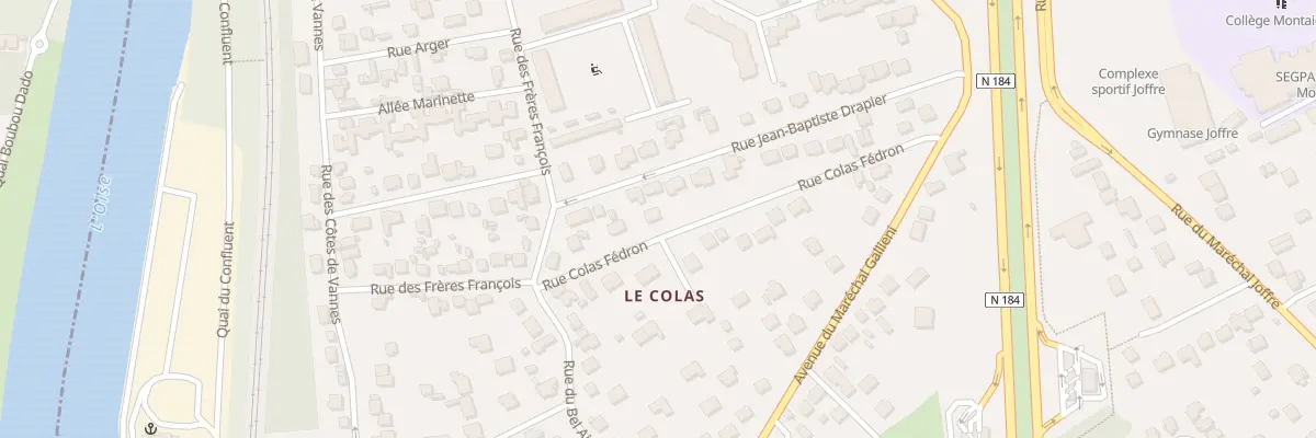 Plan du 9 Rue Colas Fédron à Conflans-Sainte-Honorine