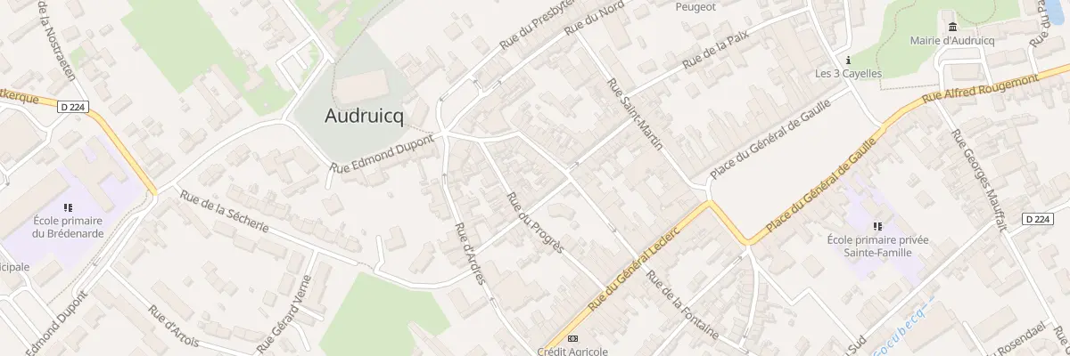 Plan du 89 Rue de l’Eglise à Audruicq