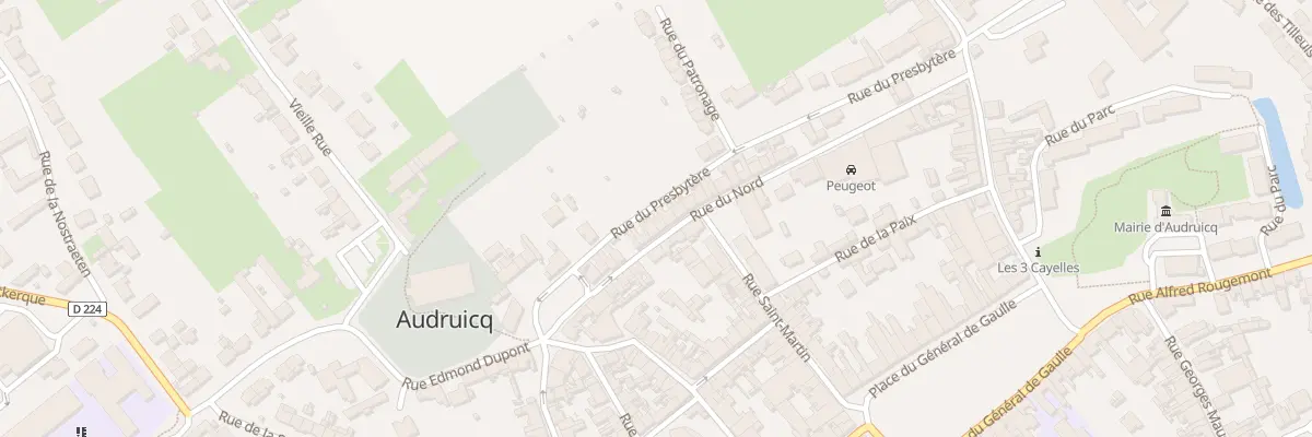 Plan du 236 Rue du Nord à Audruicq