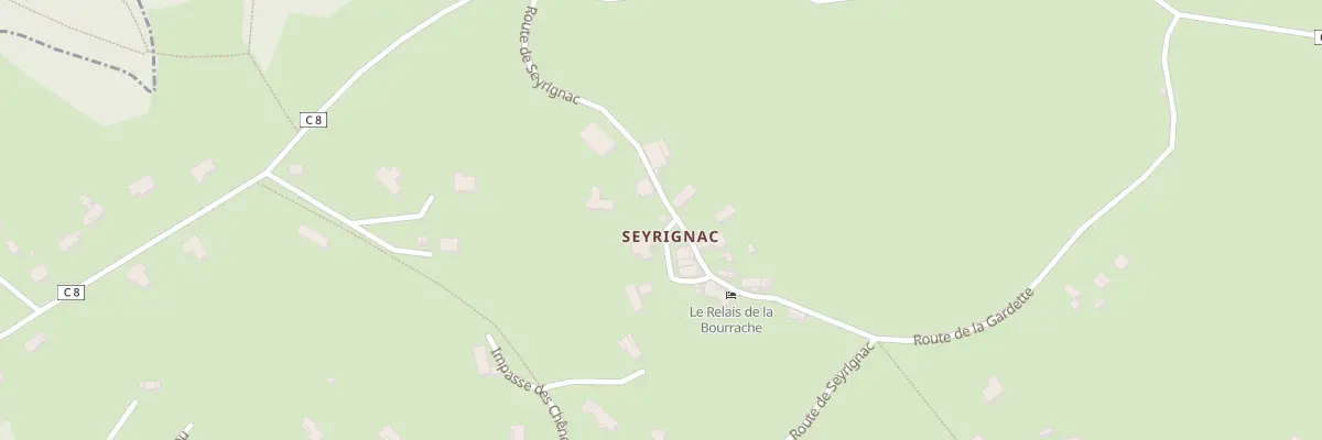 Plan du 5008 Seyrignac à Lunan