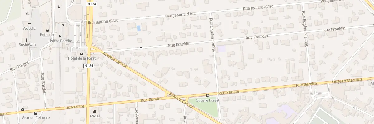 Plan du 29A Rue Franklin à Saint-Germain-en-Laye